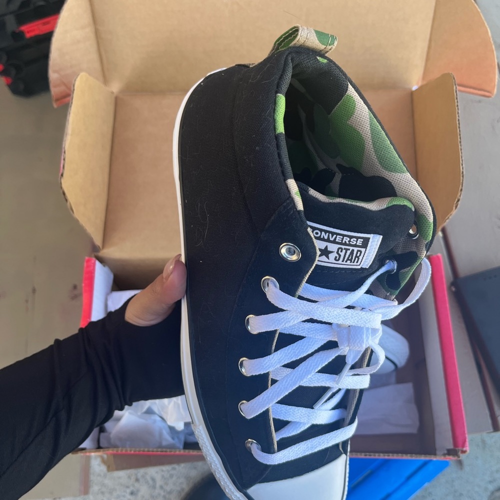 Camouflage converse